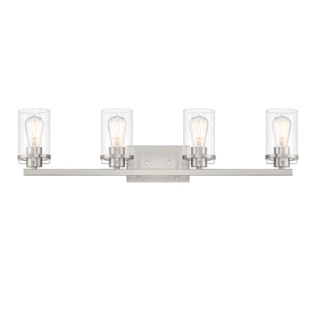 Designers Fountain - 93304-BN - Four Light Vanity - Jedrek - Brushed Nickel