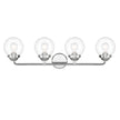 Designers Fountain - 95904-CH - Four Light Vanity - Knoll - Chrome