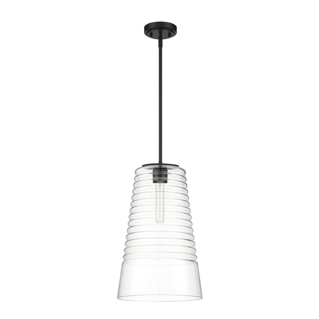 Designers Fountain - D230M-12P-MB - One Light Pendant - Ingo - Matte Black