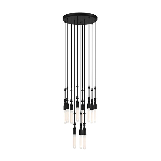 Designers Fountain - D231M-11CH-MB - 11 Light Chandelier - Louise - Matte Black