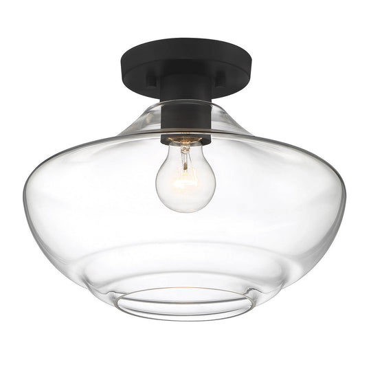 Designers Fountain - D249M-SF-MB - One Light Semi Flush Mount - Emma - Matte Black