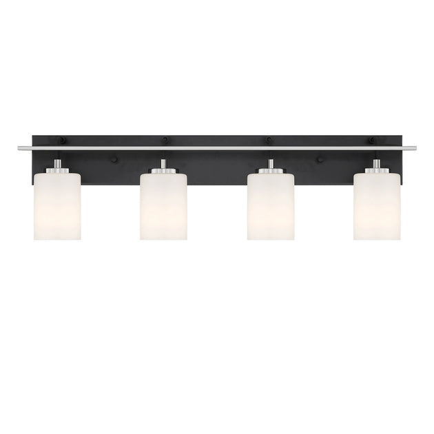 Designers Fountain - D250M-4B-MB - Four Light Vanity - Prince St - Matte Black