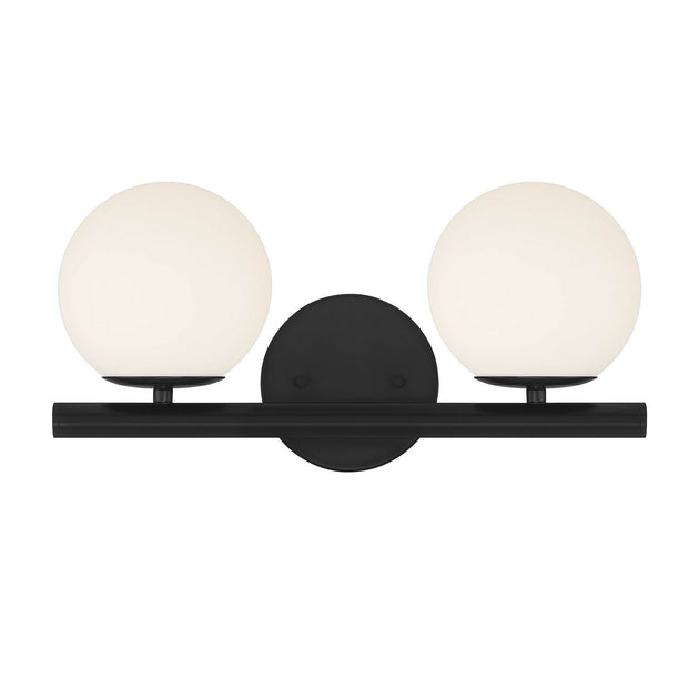 Designers Fountain - D252C-2B-MB - Two Light Vanity - Crown Heights - Matte Black