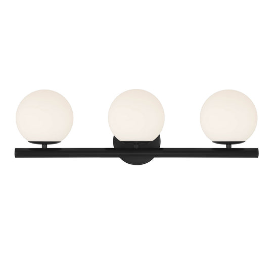 Designers Fountain - D252C-3B-MB - Three Light Vanity - Crown Heights - Matte Black