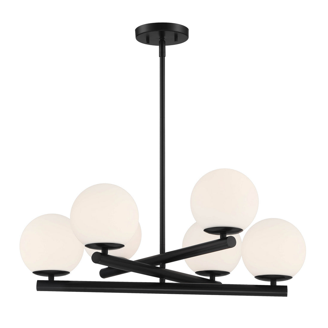 Designers Fountain - D252C-6CH-MB - Six Light Chandelier - Crown Heights - Matte Black