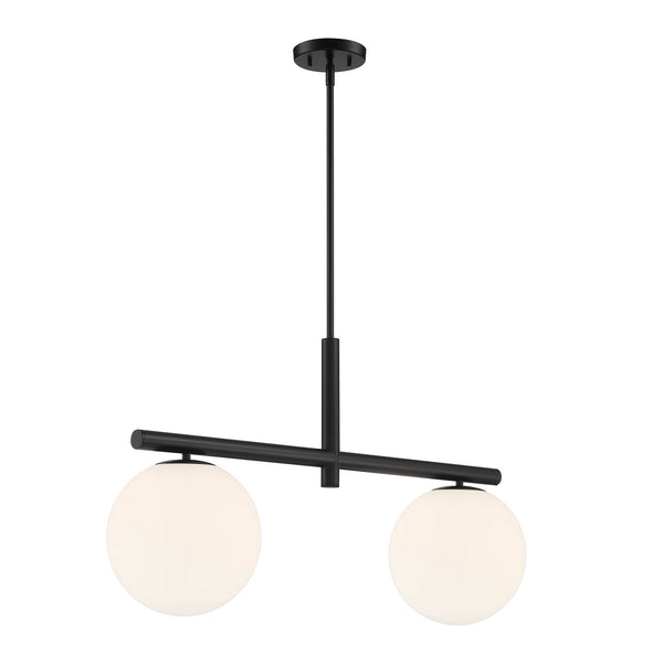 Designers Fountain - D252M-IS-MB - Two Light Island Pendant - Crown Heights - Matte Black