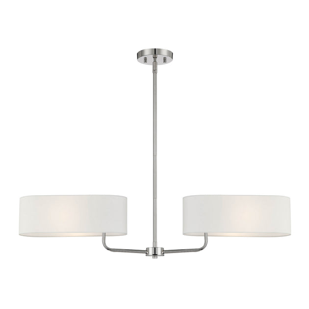 Designers Fountain - D253M-IS-PN - Two Light Island Pendant - Midtown - Polished Nickel