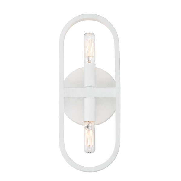 Designers Fountain - D254C-2WS-MW - Two Light Wall Sconce - Carousel - Matte White