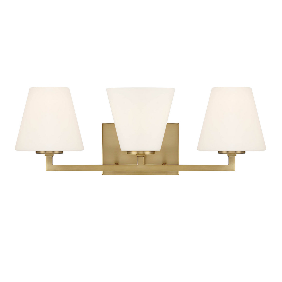 Designers Fountain - D255M-3B-BG - Three Light Vanity - Palmyra - Brushed Gold