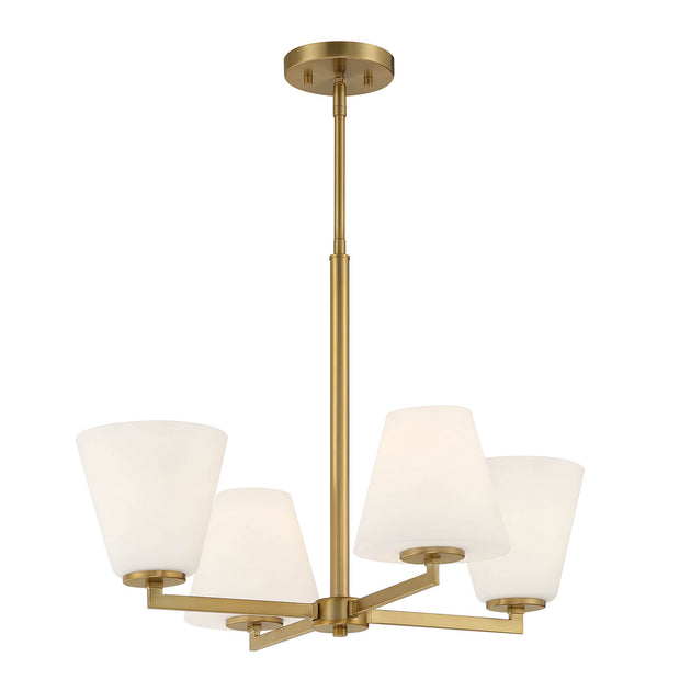Designers Fountain - D255M-4CH-BG - Four Light Chandelier - Palmyra - Brushed Gold