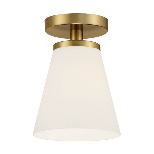 Designers Fountain - D255M-SF-BG - One Light Semi Flush Mount - Palmyra - Brushed Gold