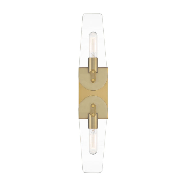 Designers Fountain - D256M-2WS-BG - Two Light Wall Sconce - Bergen Beach - Brushed Gold