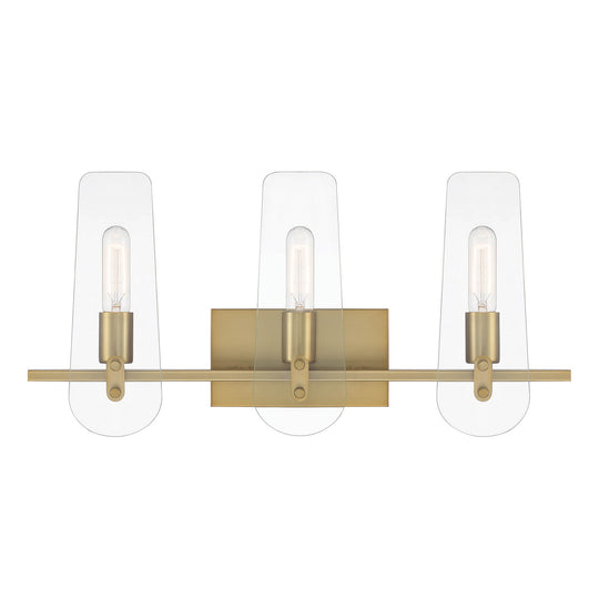 Designers Fountain - D256M-3B-BG - Three Light Vanity - Bergen Beach - Brushed Gold