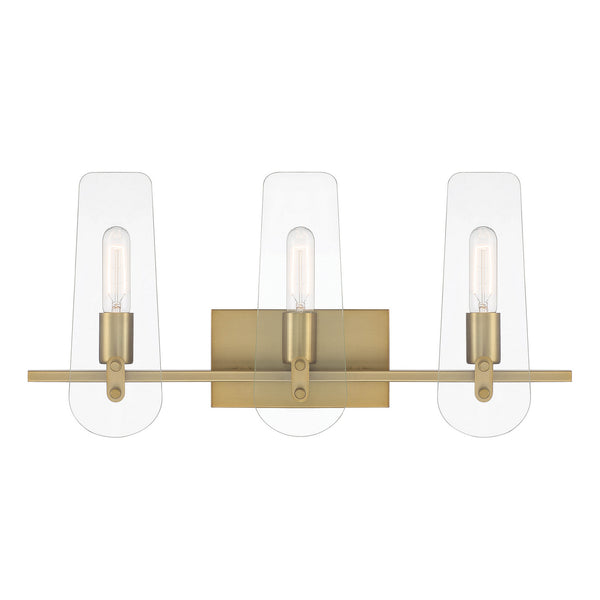 Designers Fountain - D256M-3B-BG - Three Light Vanity - Bergen Beach - Brushed Gold