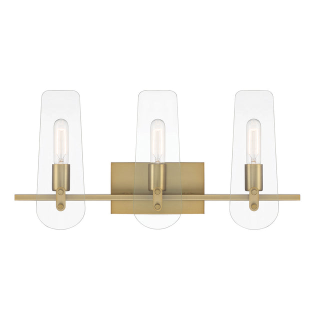 Designers Fountain - D256M-3B-BG - Three Light Vanity - Bergen Beach - Brushed Gold