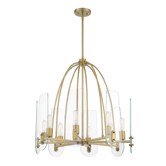 Designers Fountain - D256M-8CH-BG - Eight Light Chandelier - Bergen Beach - Brushed Gold