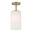 Designers Fountain - D257M-SF-BG - One Light Semi Flush Convertible - Leavenworth - Brushed Gold