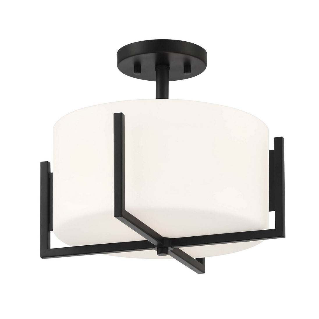 Designers Fountain - D258M-SF-MB - Two Light Semi-Flush Mount - Cambria - Matte Black
