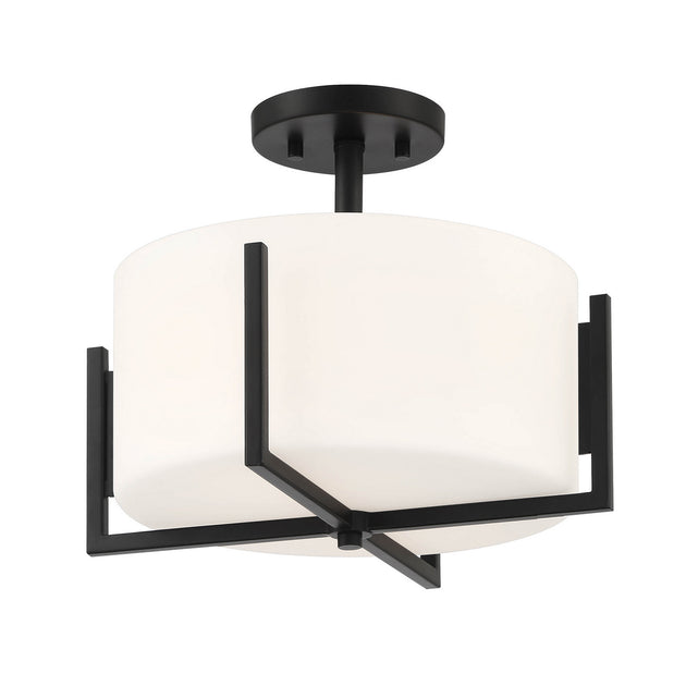 Designers Fountain - D258M-SF-MB - Two Light Semi-Flush Mount - Cambria - Matte Black