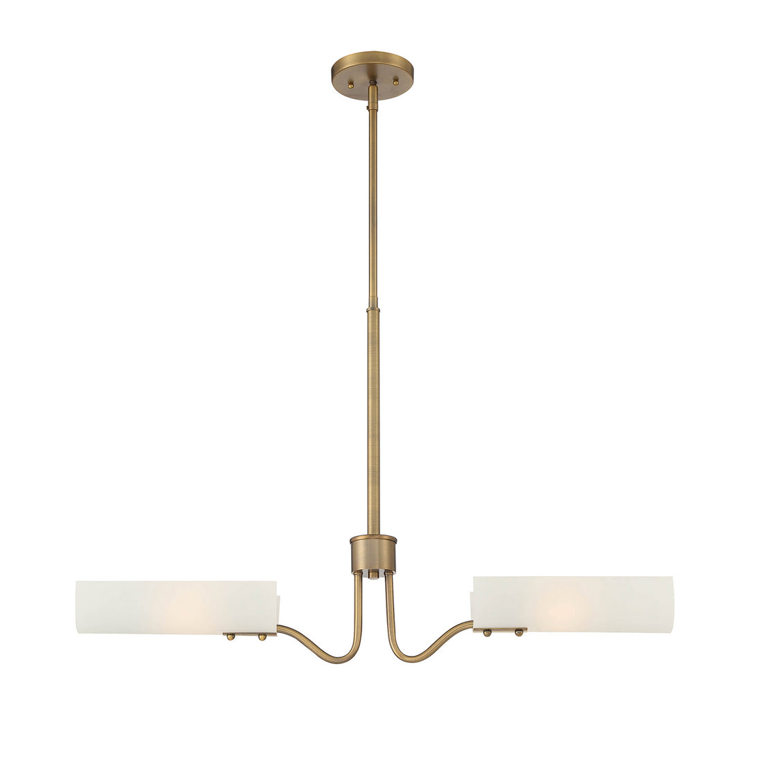 Designers Fountain - D259M-IS-OSB - Two Light Island Pendant - Manhasset - Old Satin Brass