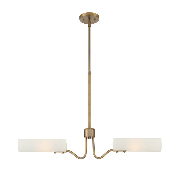 Designers Fountain - D259M-IS-OSB - Two Light Island Pendant - Manhasset - Old Satin Brass