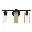 Designers Fountain - D263M-3B-MB - Three Light Vanity - U Turn - Matte Black