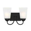 Designers Fountain - D267M-2B-MB - Two Light Vanity - Malone - Matte Black