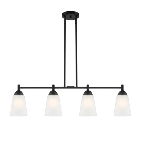 Designers Fountain - D267M-IS-MB - Four Light Island Pendant - Malone - Matte Black