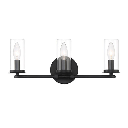 Designers Fountain - D268C-3B-MB - Three Light Vanity - Hudson Heights - Matte Black