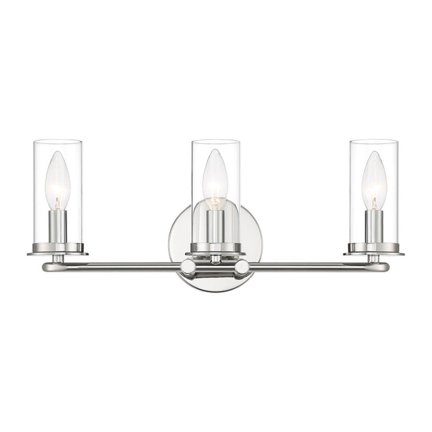 Designers Fountain - D268C-3B-PN - Three Light Vanity - Hudson Heights - Polished Nickel