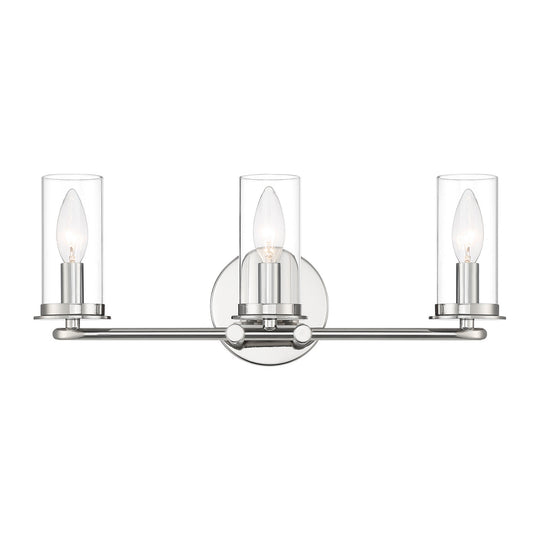 Designers Fountain - D268C-3B-PN - Three Light Vanity - Hudson Heights - Polished Nickel