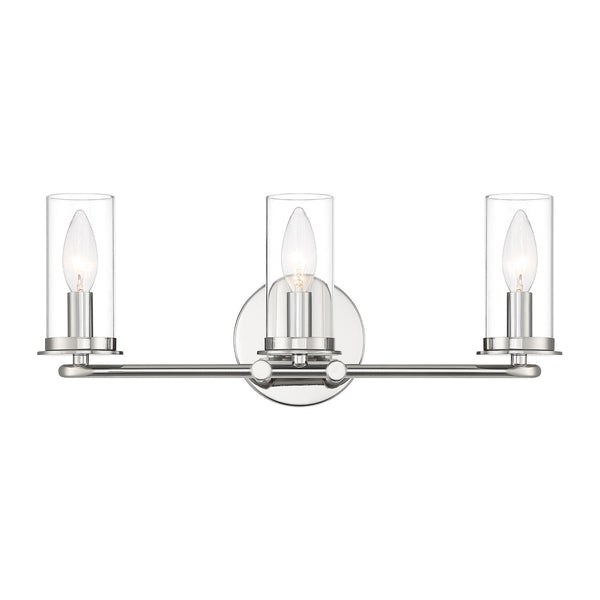 Designers Fountain - D268C-3B-PN - Three Light Vanity - Hudson Heights - Polished Nickel