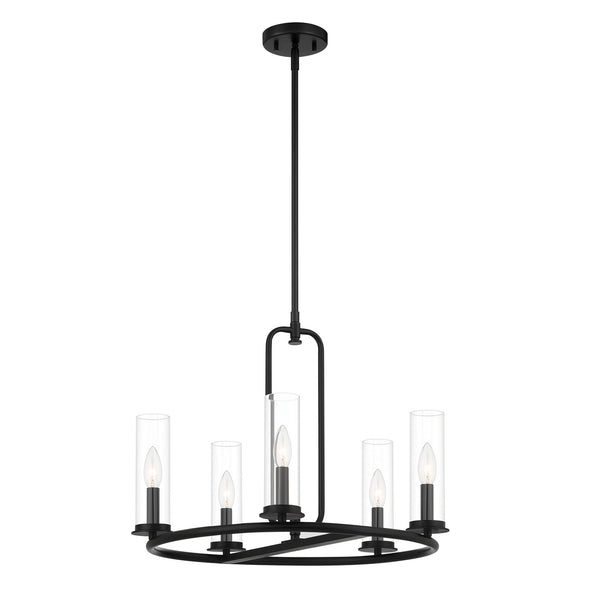 Designers Fountain - D268C-5CH-MB - Five Light Chandelier - Hudson Heights - Matte Black