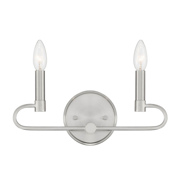 Designers Fountain - D269C-2B-BN - Two Light Vanity - Summit - Brushed Nickel