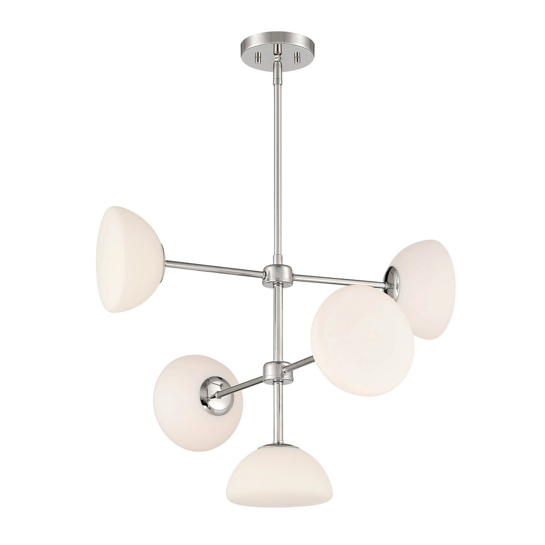 Designers Fountain - D270H-5CH-PN - Five Light Chandelier - Zio - Polished Nickel