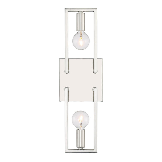 Designers Fountain - D271C-2WS-PN - Two Light Wall Sconce - Finni - Polished Nickel