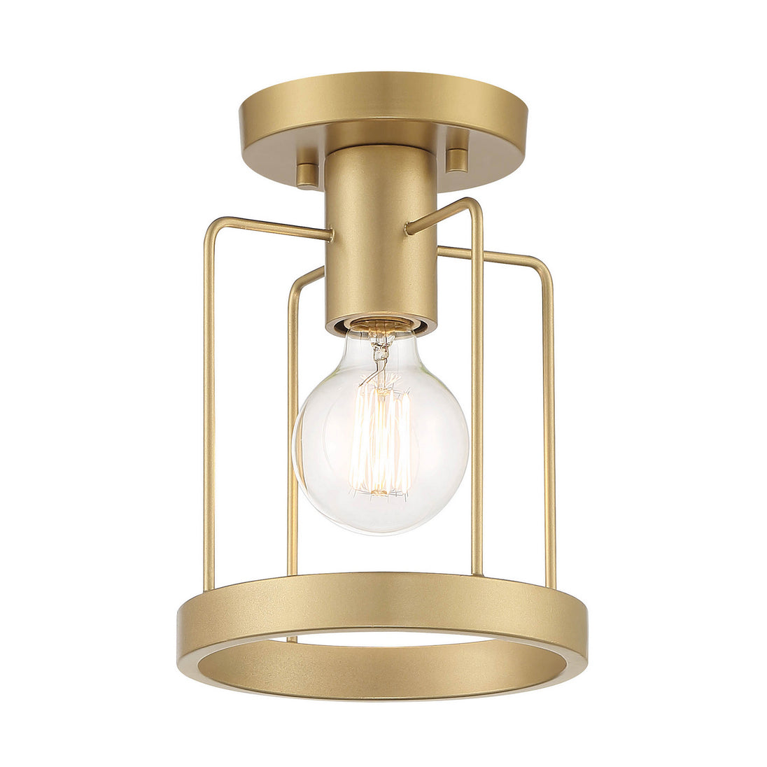 Designers Fountain - D273M-SF-GM - One Light Semi Flush Mount - Tafo - Golden Mist
