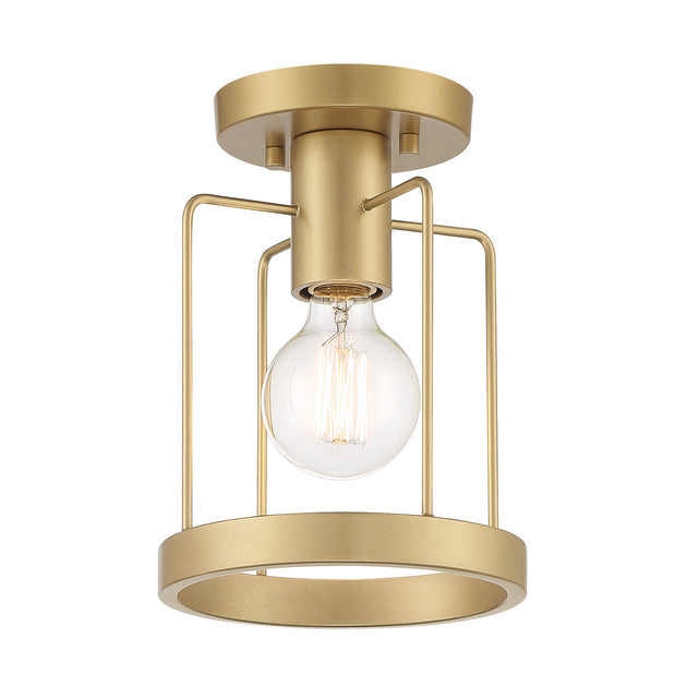 Designers Fountain - D273M-SF-GM - One Light Semi Flush Mount - Tafo - Golden Mist