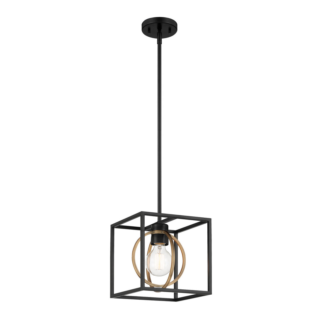 Designers Fountain - D276M-8P-MB - One Light Pendant Convertible - Kew Gardens - Matte Black