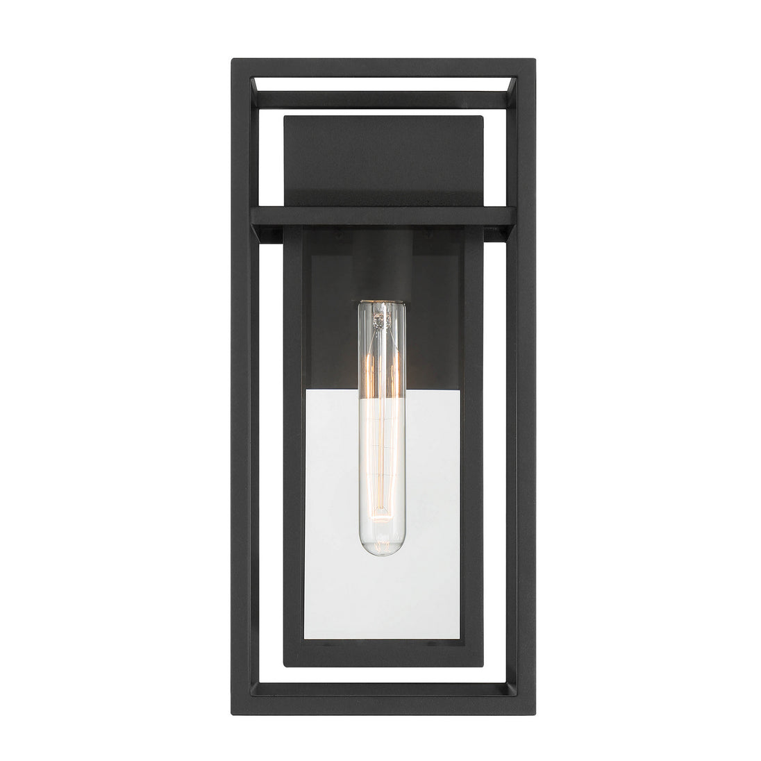 Designers Fountain - D277M-7EW-BK - One Light Wall Lantern - Burton - Black