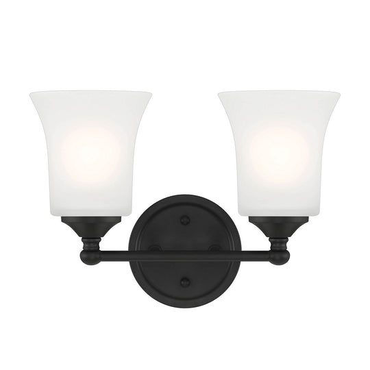 Designers Fountain - D278M-2B-MB - Two Light Vanity - Bronson - Matte Black