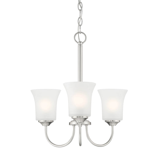 Designers Fountain - D278M-3CH-BN - Three Light Chandelier - Bronson - Brushed Nickel