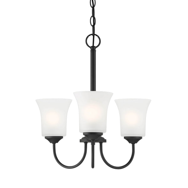 Designers Fountain - D278M-3CH-MB - Three Light Chandelier - Bronson - Matte Black