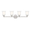 Designers Fountain - D278M-4B-BN - Four Light Vanity - Bronson - Brushed Nickel