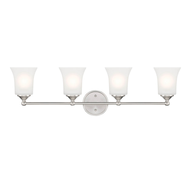 Designers Fountain - D278M-4B-BN - Four Light Vanity - Bronson - Brushed Nickel