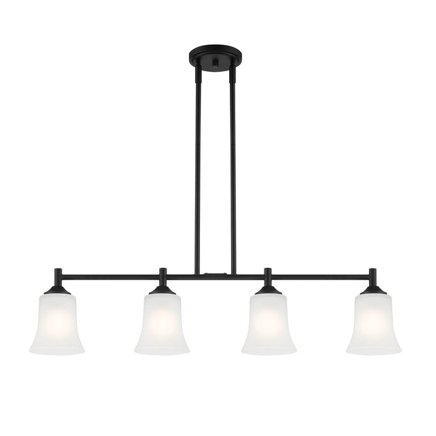 Designers Fountain - D278M-IS-MB - Four Light Island Pendant - Bronson - Matte Black