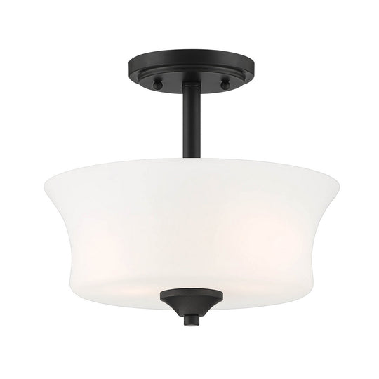 Designers Fountain - D278M-SF-MB - Two Light Semi-Flush Mount - Bronson - Matte Black