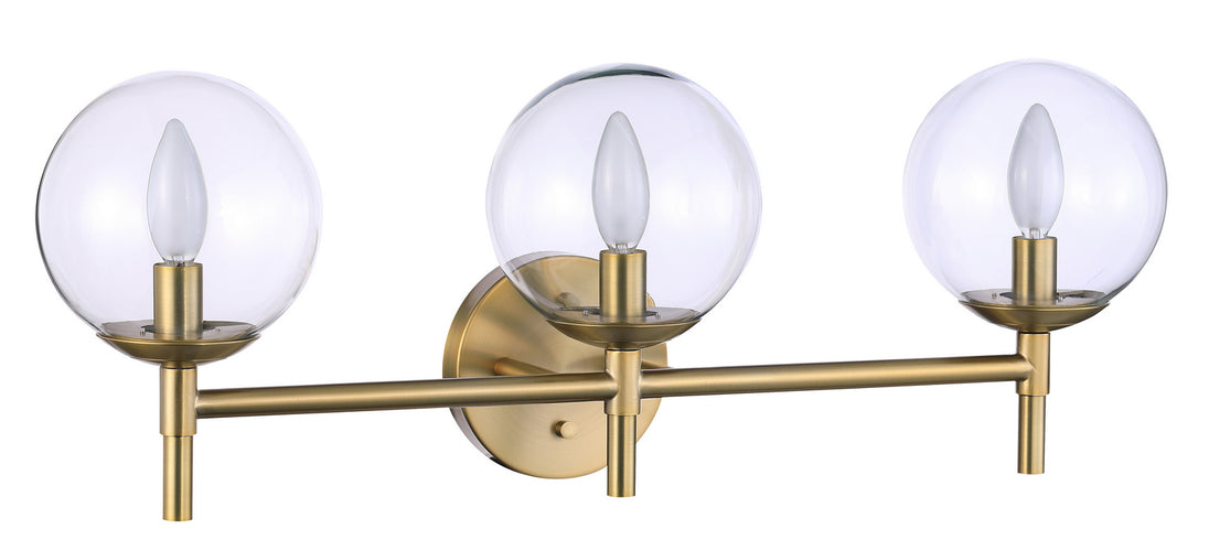 Minka-Lavery - 2793-695 - Three Light Bath - Auresa - Soft Brass