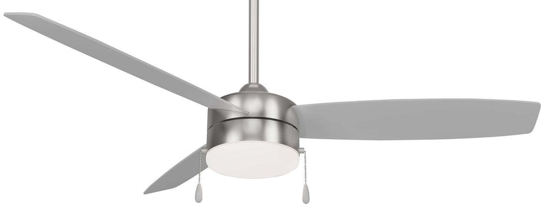 Minka Aire - F670L-BN/SL - 54"Ceiling Fan - Airetor Iii - Brushed Nickel W/ Silver