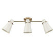 Golden - 2122-3SF MBS-GE - Three Light Semi-Flush Mount - Reeva - Modern Brass